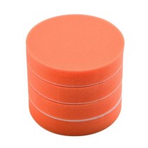 미니폴리셔 소형광택기 무선듀얼광택기 4Pcs 125mm 5Inch 연마 버핑 패드 플랫 스폰지 폴리 셔 버퍼 자동차 액세서리 아름다움 왁싱