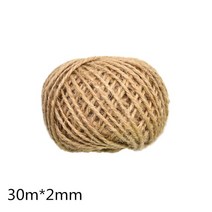 새끼줄 택끈 마끈 5세트 천연 황마 트림 리본 2M 5cm 소박한 빈티지 웨딩 장식 헤센 레이스 주트 롤, 한개옵션1, 26 30m rope