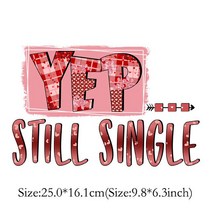 평판프레스 열전사해피 발렌타인 데이 아이언 패치 편지 로파 후드 Diy 의류 스티커 열 프레스 아플리케, 23 23