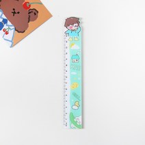 내일내꺼 캐릭터 아크릴 직척 문구 눈금자, 맨투맨 보이