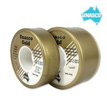 Unasco 유나스코 골드 초고밀도 테프론 테이프 12.7mm[아이리스] #999EA, 본상품선택