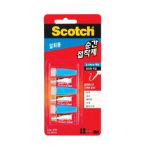 3M 스카치 일회용 순간 접착제 AD114 액상타입 0.5g x 3개입, 3개