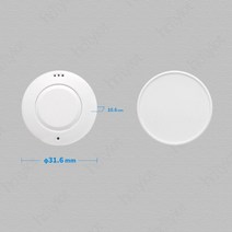 스마트 비콘 태그 블루투스 Holyiot-nRF52810 Eddystone ibeacon 태그 가속도계 SHT30 온도 습도 블루투스, 한개옵션1, 01 ibeacon