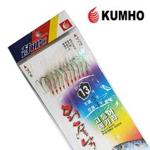 [금호조침] 참바늘 외줄낚시 (10본) 고등어 메가리 / 고등어카드 메가리카드 열기카드, 바늘 13-지선 3호-본선 5호