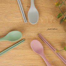 실리콘 소프트 안전 키즈 수저셋트 음식점 아기스푼 아동스푼 아기자기스푼 학교, 선택_핑크