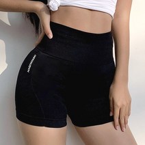 여성 레터링 3부 숏레깅스 반바지 요가복 필라테스복 요가팬츠 FT-LPT31