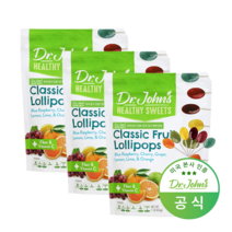 닥터존스사탕 돌아기 자일리톨 사탕 캔디 무설탕 아기 돌사탕 타원모양 454g 3봉