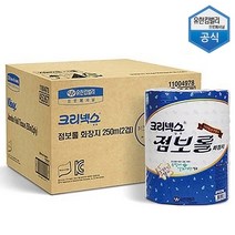 ZEI153577유한킴벌리 크리넥스 2겹점보롤 화장지 8860824 12롤, 1세트