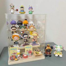 나나팩토리 투명 아크릴케이스 피규어 레고 장식장 케이스 진열장 인형 보관함, 3단