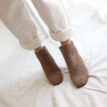 여성 스웨이드 앵클 부츠 3cm