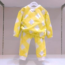 [아가방] 논현점*22봄 /화사한 노랑색상/귀엽고 활동적인 상하세트 #품절 예감/아가방 상하복