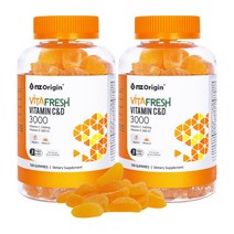 엔젯오리진 비타프레쉬 비타민C 비타민D 3000mg x 100구미 x 2, 1개, 기본