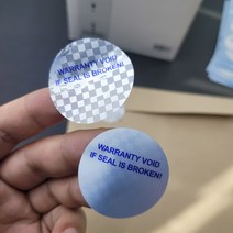 잔류형원형 봉인지 봉인라벨 스티커 38파이