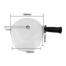 드릴 집진기 먼지 흡입 구멍 오프너 덮개 그릇 나무 전기 기사 보호 석고 천장 소리, 150mm
