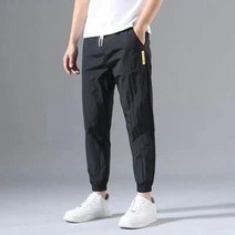 카고바지 No Fading Drawstring Pants Drawstring Men Clothing Nonpilling Korean Style Men Ankle Tied Jogg