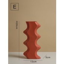 퍼스트 북유럽 기하학 예술 꽃병 창의적인 거실 장식 홈 데코 액세서리 데스크탑 세라믹 꽃, bhm-05e, BHM05E