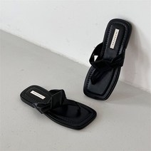 [코지] 베이직 심플 매듭 스트랩 데일리 슬리퍼 쪼리