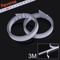 1-5m 스테인레스 스틸 점성 스케일 테이프 측정 자기 접착 메트릭 스케일 눈금자 작업대 톱 테이블 특수 측정 도구, 협력사, 1m