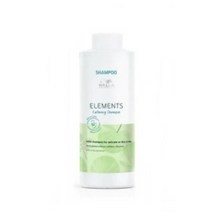 NEW 웰라 엘리먼츠 카밍 샴푸 1000ml 파라벤 프리 실리콘 프리 건조하고 민감한두피, 펌프 O