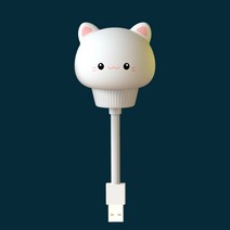 여자아이 방꾸미기 무드등 특별한 선물 눈보호 USB 침실조명, D 고양이