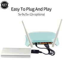 USB 충전 케이블 DC 5V 9V / 12V 전원 공급 장치 라우터 어댑터 스텝 업 모듈 부스트 컨버터 2.1x5.5mm 와이어, [02] 5V-9V, 02 5V-9V