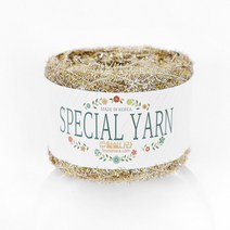 골드 메탈 수세미 소품실 날개사, 백금