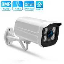 XMeye 클라우드 CCTV 보안 카메라 4K 800만화소 울트라 HD IP카메라 ICSee H.265 방수 실외 오디오 녹음 모션감지, 08.8MP POE 모듈_02.3.6mm