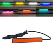 오토바이 COB LED 싸이키 바 / 폴링타입, 옐로우, 쿠팡 본상품선택