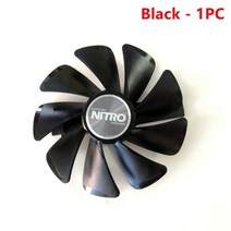 95mm cf1015h12d dc12v 쿨러 팬 교체 사파이어 니트로 rx480 8g rx 470 4g gddr5 rx570 4g8g d5 rx580 8g oc, 협력사, 블랙 - 1개