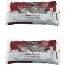 에센셜에브리데이 리얼 세미 스위트 베이킹 초콜릿 칩, 340g, 2개