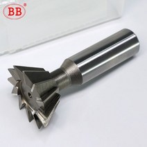 BB HSS Dovetail 커터 45 55 60도 8mm 16mm 25mm 엔드 밀 고속 스틸, 55 Degree, Brazed insert, 50mm