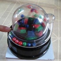 미니 번호 추첨기 복불복 게임기 이벤트 뽑기 기계 숫자 빙고 건전지 유리관 2개, 본상품선택