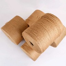 코이어로프 쥬트로프 볏짚 조경끈 녹화끈 새끼줄 묶음, 직경 2mm(3가닥) 10kg(약 7400미터)