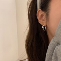 작은 디자인 매듭 귀 반지 여성 미니멀리스트 패션 간단한 성격 조커 고급 귀걸이