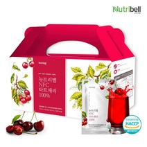 [뉴트리벨] 뉴트리벨 NFC 착즙 타트체리 쥬스 몽모랑시타트체리 100% 원액 주스, 1박스, 1박스/2100ml