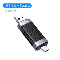 카드리더기 usb sd card ORICO-USB 3.0 카드 리더 플래시 스마트 메모리 2 슬롯 TF SD, 02 USB 2.0