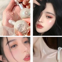 전구 모양 반짝임 쉬머 액체 형광펜 일루미네이터 글로우 얼굴 신체 메이크업 화장품 다이아몬드 샤인 하이라이트 카운터