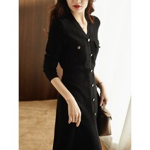 블랙 햅번 프랑스 상견례 꾸안꾸 오드리 핀업 스윙 마이리틀블랙드레스 햅번 겨울