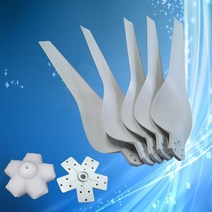 소형발전기 휴대용FN 직렬 풍력 발전기에 사용되는 70CM 100CM 길이 + 전면 커버 플랜지 나사 터빈 블레이, 01 70CM