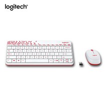 무선 키보드 마우스 세트 블루투스 게이밍로지텍 MK245/MK240 나노 무선 키보드 및 마우스 콤보 (노트북 데, 03 MK240 Nano white, 한개옵션1, 한개옵션2