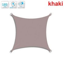 아웃도어 방수 및 자외선 차단 300D 옥스포드 천 3x5m 3x6m 4x5m 캔버스 가든 테라스 캐노피 그늘막, khaki