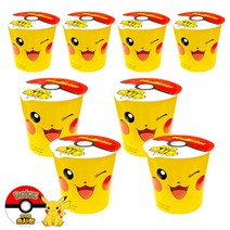 예이니식품 포켓몬 피카츄 딸기향 컵 솜사탕 8개(12gx8개) 어린이캠핑여행간식