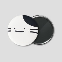 와브 버튼거울