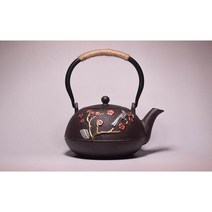 주물 주전자 다실 장식 찻집 무쇠 차포트 다기 차 전통 가정용 감성, 쌍철까치등매 1.2묘