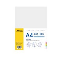 에코청운 L자 홀더 파일 A4, 투명, 40개입