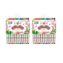 모나미 모니주 사인펜 12색 2p, 여, 2개