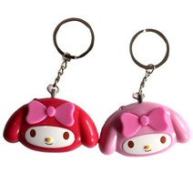 urkoteer 호신용 경보기 여성용 휴대용 호신용품 호루라기 렌턴, 핑크, 1개