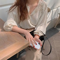 코코블랑 몰리 도트블라우스