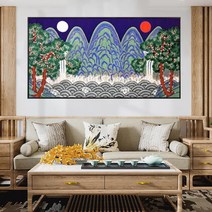 일월오봉도 한국화 돈들어오는 동양화 거실 인테리어