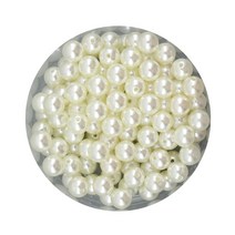 [홈앤스쿨] 진주구슬 반쪽진주 하트 별 꽃무늬 칼라 단색 혼합 DIY 만들기 꾸미기 데코 재료 용품 환경판 진주, 진주구슬_12mm